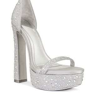 JLO x Revolve Platform Heel